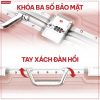 Vali khung nhôm khoá sập Bamozo 9066 cao cấp